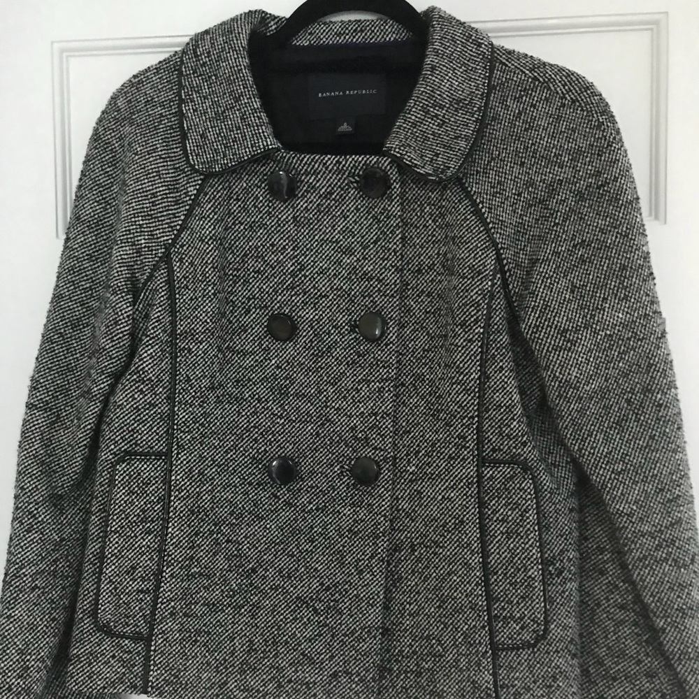 Twead Blazer with leather piping!